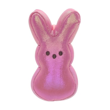 4.5In Pink Peeps Bunny Plush Keychain for Adult and Child, Easter