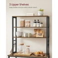 thumbnail image 4 of Cafetería Baker's Rack VASAGLE con estantes de almacenamiento de 6 niveles, 4 of 9