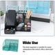 thumbnail image 5 of Kearding Organizador de escritorio Multi rejilla antideslizante reutilizable Color sólido hogar Oficina dormitorio pluma pegamento Carpetas de archivos lago verde, 5 of 6