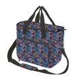thumbnail image 1 of Bolsa grande para guardar hilo, organizador de punto y ganchillo, estuche portátil (1 unidad). Estilo étnico, 1 of 9