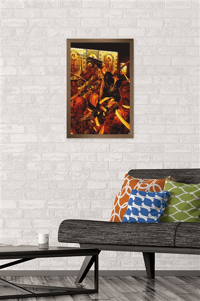 Marvel Comics - Wolverine Hercules: Myths Monsters & Mutants #1 Wall Poster, 14.725" x 22.375", Framed