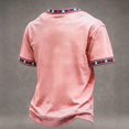 thumbnail image 4 of Never Forget 911 Patriotic Tee for Men with 25th Anniversary Print and Cotton Fabric Featuring 9/11 Memorial Shirts for Remembrance Ceremonies Church Services Community Events Pink XL, 4 of 4