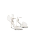 thumbnail image 2 of Zapatos de Tacón Stiletto Blancos para Mujer DREAM PAIRS con Correa en el Tobillo y Moño, 2 of 5