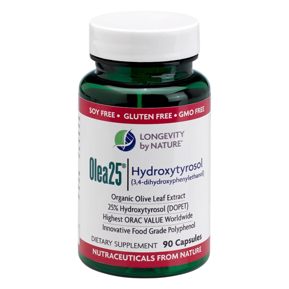 Longevity by Nature Olea25 Organic Olive Leaf Extract Powerful