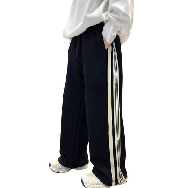 SXcggal One Boys Pants Drawstring Elastic Sweatpants Active Joggers Fleece Warm Sweatpants For Kids Cute Casual Lightweight Children Trousers