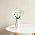 thumbnail image 4 of 1pcs 7 Heads Artificial Carnation Flowers, Faux Silk Flower for Home Decor, White, 4 of 6