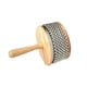 thumbnail image 2 of Juguete musical de madera Cabasa con cadena de cuentas de metal para educación musical. Diámetro 13 cm, 2 of 9