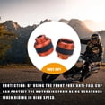 thumbnail image 3 of Pack of 2 Aluminum Alloy Sliders Crash Cups Universal Motorcycle Protector Front Fork Anti-fall Cups Crash Modification Accessory Professional Orange, 3 of 7