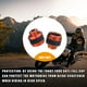 thumbnail image 3 of Advancent Pack de 2 Protectores Universales Moto Cazoletas Horquilla Delantera Crash Racing Bicicletas eléctricas Naranja, 3 of 6