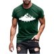 thumbnail image 1 of Hombres Pantalones Cortos de Manga Corta Impresa Casual Cuello Redondo Superior, Camisa de Moda para el Verano Y la Primavera, 1 of 8