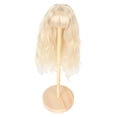 thumbnail image 2 of Doll Wig High Temperature for Silk Long Hair Wavy for Bjd Wig for Bjd Doll Long Wig Doll Tail Wig for Bjd Doll Wig for Bjd Doll Hair Wig Doll Head Wig Synthetic, 2 of 7