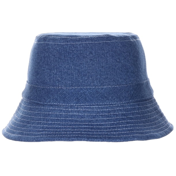 Panama Jack Denim Bucket Sun Hat - 2 1/2 display picture 1