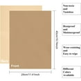 thumbnail image 6 of 1Set 12PCS Velvet (Tan) Fabric Sticky Back Adhesive Felt Sheet11.5"x15.5" Self-Adhesive Durable and Water Resistant Multi-purpose Ideal for Art and Craft Making, 6 of 9