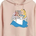 thumbnail image 3 of Disney - Alice In Wonderland - Alice And Dinah - Juniors Cropped Pullover Hoodie, 3 of 5