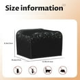 thumbnail image 5 of Haiem Silver Glitter1 Print Toaster Covers 4 Slice Wide Slot,Bread Dust Cover & Fingerprint Protection,Bread Machine Cover,Appliance Covers, 5 of 7