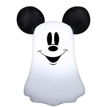 3.5 Ft Disney Mickey Mouse Ghost LED Light Up Airblown Halloween Inflatable