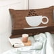 thumbnail image 4 of Fotbe Coffee Cafe Cup Funda de Almohada Decorativa Estilo Occidental, Lujo en Algodón, Fundas para Almohadas King, Cojín Estampado para Decoración del Hogar-14"x20", 4 of 6