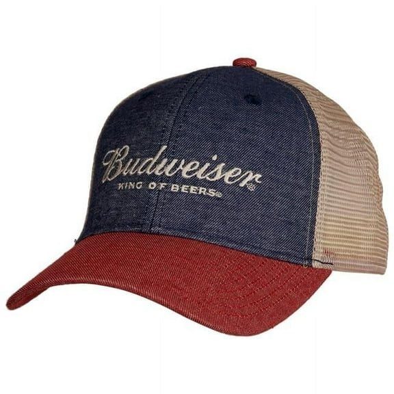 Budweiser Budweiser Classic Logo & Colors Adjustable Snapback