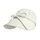 thumbnail image 3 of Sombrero de para mujer, portátil, elegante, ajustable, de ancha, para senderismo, pesca y camping. Beige, 3 of 8