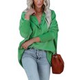 thumbnail image 1 of Sudadera con capucha para mujer, con botones y tapeta de botones, de gran tamaño, informal, de manga larga, para otoño e invierno, tallas S a XXL, 1 of 5