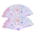 thumbnail image 3 of Homerr Folding Fan 2Pcs Cartoon Pattern Cool Student Children Summer Fine Workmanship Portable Folding Birthday Gift Folding Fan, 3 of 6