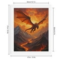 thumbnail image 2 of Paint by Numbers Kit for Adults, Dragon Soaring Fiery Landscape Paint by Numbers, Easy Paint by Numbers Kit for Adults Beginner, DIY Adult Paint by Number Kits on Canvas, Home Decor, 2 of 7