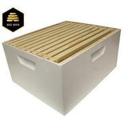 Beekeeping Deep Brood Box, Assembled, White -WWBCD-101