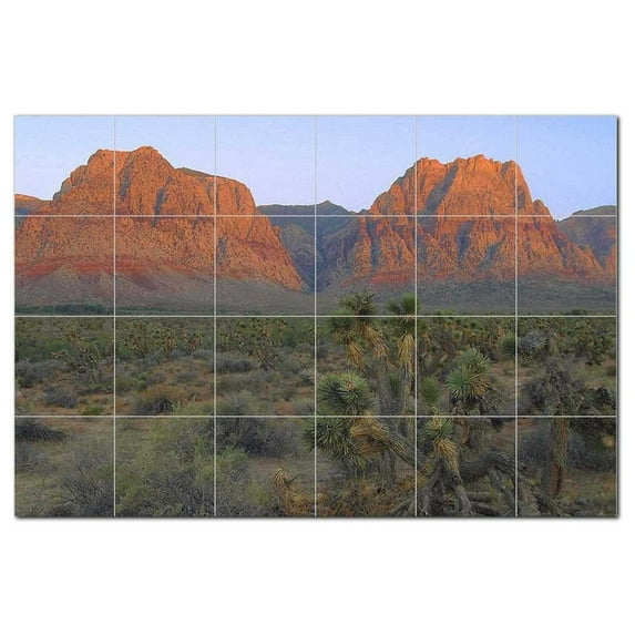 Deserts Pdphotoh Ceramic Tile Mural Kitchen Backsplash Bathroom Shower, 404695-L