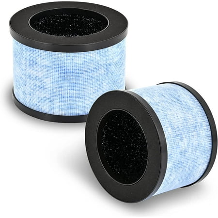

2-Pack H13 Premium True HEPA FilterS DH-JH01 Upgrade HEPA Filter Replacement for AROEVE MK01 MK06 Pomoron and KLOUDI DH-JH01 Intelabe EPI080/EP1080 & Elechomes EPI081/EP1081