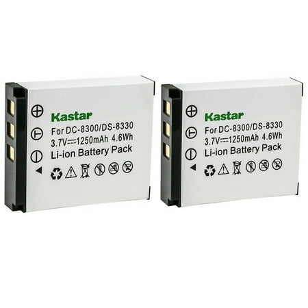 Image of Kastar DS-8330 Battery 2-Pack Replacement for Traveler DC-8600 Traveler DC-X5 Traveler DC-XZ6 Megapix Vx8 Minox DC 1011 DC 1022 DC 8111 DC 8122 Premier DS8330 PRIMA DS-8330 DS-8340 DS-588 Camera