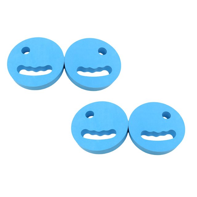 4 Pcs Water Exercise Discs for Pool Workouts - EVA Foam Swim Resistance Training Equipment for Adults & Beginners - Aquatic Therapy & Arthritis-Friendly Floating Weights (7.09 Inch Diameter)