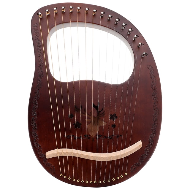1 Ensemble Harpe en Bois 16 Tons Harpe Ancienne