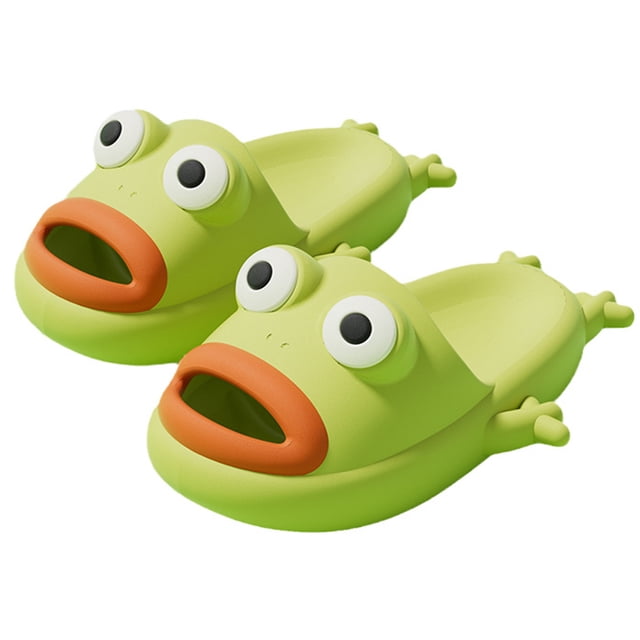 Chanclas suaves Plataforma gruesa Zapatillas lindas Transpirables para el baño interior del hogar
