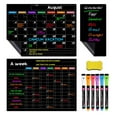 Home Decor Dry Erase Calendar Kit Monthly Weekly Whiteboard