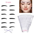thumbnail image 2 of Eyebrow Shaping Tool Kits 12PCS Eyebrow Shaping Tool Kits Eyebrow Stencils With Elastic Fixing Strap, 2 of 6