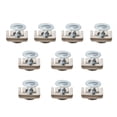 thumbnail image 3 of 10x Under Engine Cover Screw Undertray Metal Clips For 8D0805121, 3 of 8