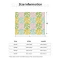 thumbnail image 5 of Naloa Daisies Flowers Flannel Blankets - Thick and Warm Blanket for Winter, Soft Fuzzy Plush King Blanket for All Seasons40"x30", 5 of 6