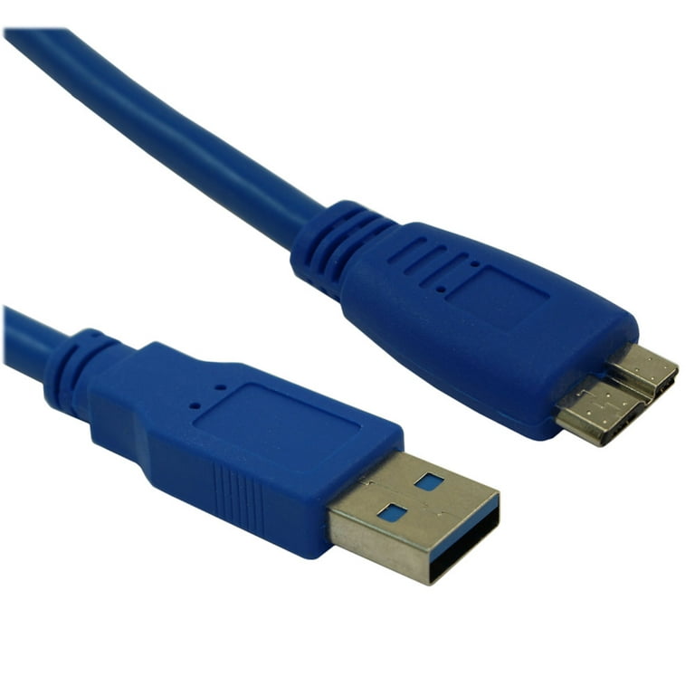 CAB-USB-MICROB-3 Micro USB 2.0 Cable, Type A to Micro B, 3ft