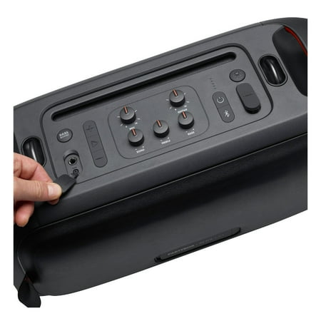 JBL - PartyBox On-The-Go Portable Party Speaker - Black