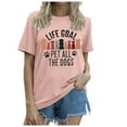 thumbnail image 1 of TINZ T-Shirt Décontracté à Manches Courtes Imprimé pour Femmes Col Rond Tee Graphique pour Usage Quotidien Très Grand Femmes T-Shirts Femmes Tees, 1 of 4