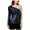 Blue - navy, variant on Rachel Zoe Womens Sequin Ira One Shoulder Blouse, Blue, 4