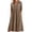 *Khaki, variant on VBVC Women's Cotton Linen Henley Midi Dress , Summer V-Neck Empire Waist Dress For Women , Ladies' 3/4 Sleeve Tunic Dress with Pockets,Light Blue,S-2XL