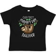 thumbnail image 3 of Inktastic Our 1st Mothers Day Together Cute Mom and Baby Sloth Boys or Girls Baby T-Shirt, 3 of 5