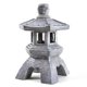 thumbnail image 1 of Bearachild Stone Pagoda Stupa Lantern Sculpture Resin Courtyard for Garden Ornament Decoración del hogar Cúpula gris, 1 of 1