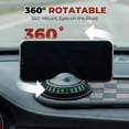 thumbnail image 6 of Mobile Phone Bracket Anti-Slip Mat, Multifunction Car Anti-Slip Mat with Temporary Parking Number, Rotatable Anti Skid Car Dashboard Pad for Phones Sunglasses Keys Gadgets (B), 6 of 7