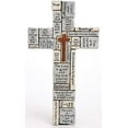 thumbnail image 2 of Home Decor Crossword Wall Cross Polyresin Believe Rejoice Trust 46461, 2 of 2