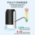 thumbnail image 3 of Electric Water Dispenser Household Water Pump Stainless Steel Food-grade Outlet Pipe 1200mAh USB Rechargeable Automatic Pump Machine, 3 of 9