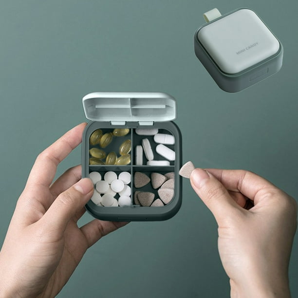 Vitamin Organizer Vitamin Dispenser Portable Vitamin Box Compact Size Easy To Carry Sealed And Insulated Suitable For Work And Outdoor Use