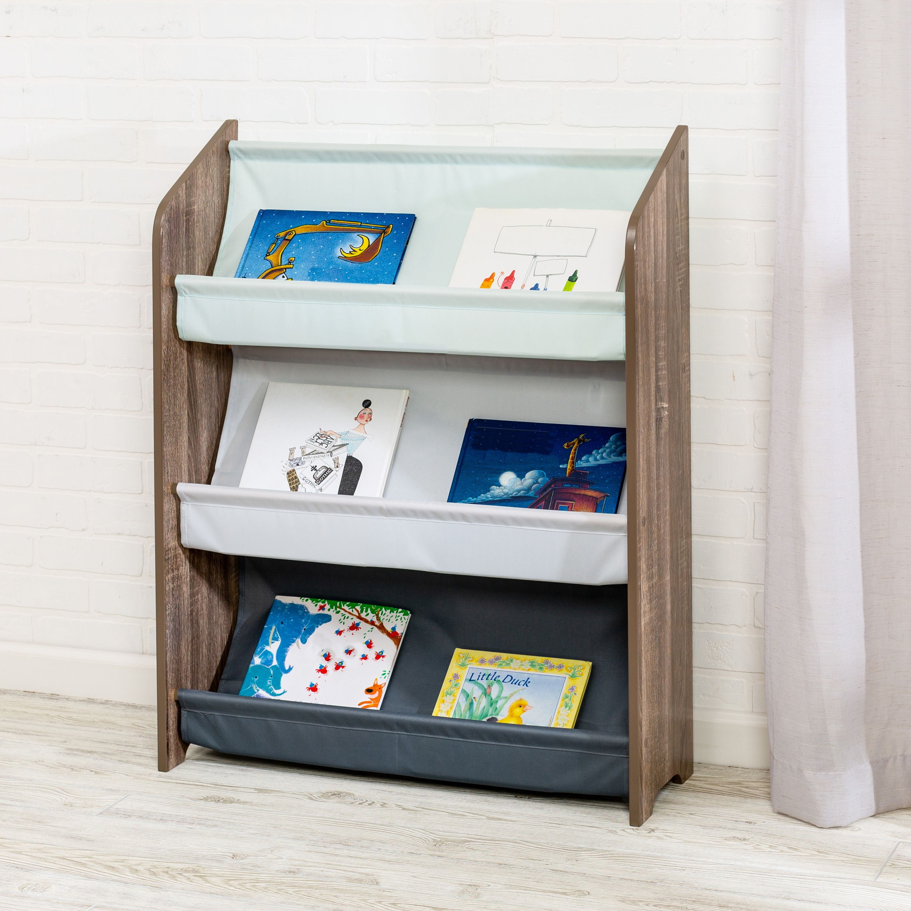 HoneyCanDo Kids Collection 3Tier Book Rack