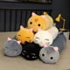 thumbnail image 2 of 25-100cm giant cute soft cat plush sleep pillow cushion kawaii white black brown cat soft plush toys kids children giftblack open eyes80cm Deng Xun unisex, 2 of 2